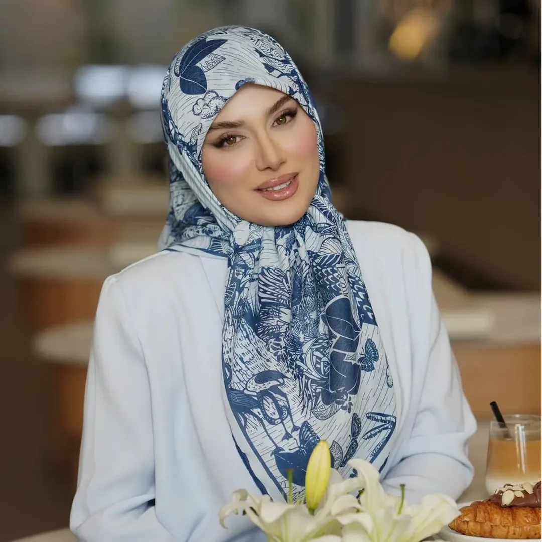 روسری نخ وال کیفیت عالی قواره متوسط