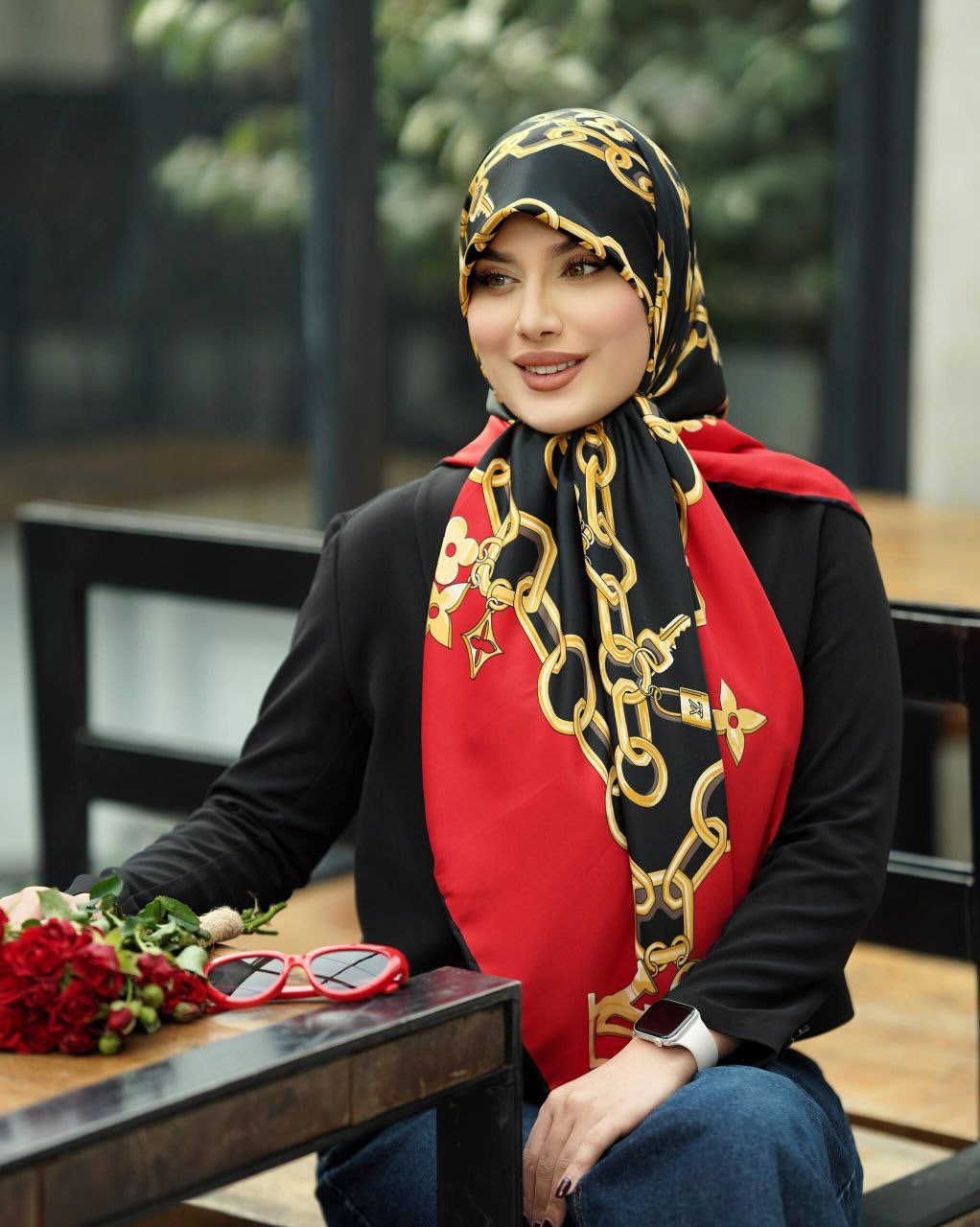 روسری ابریشم توییل