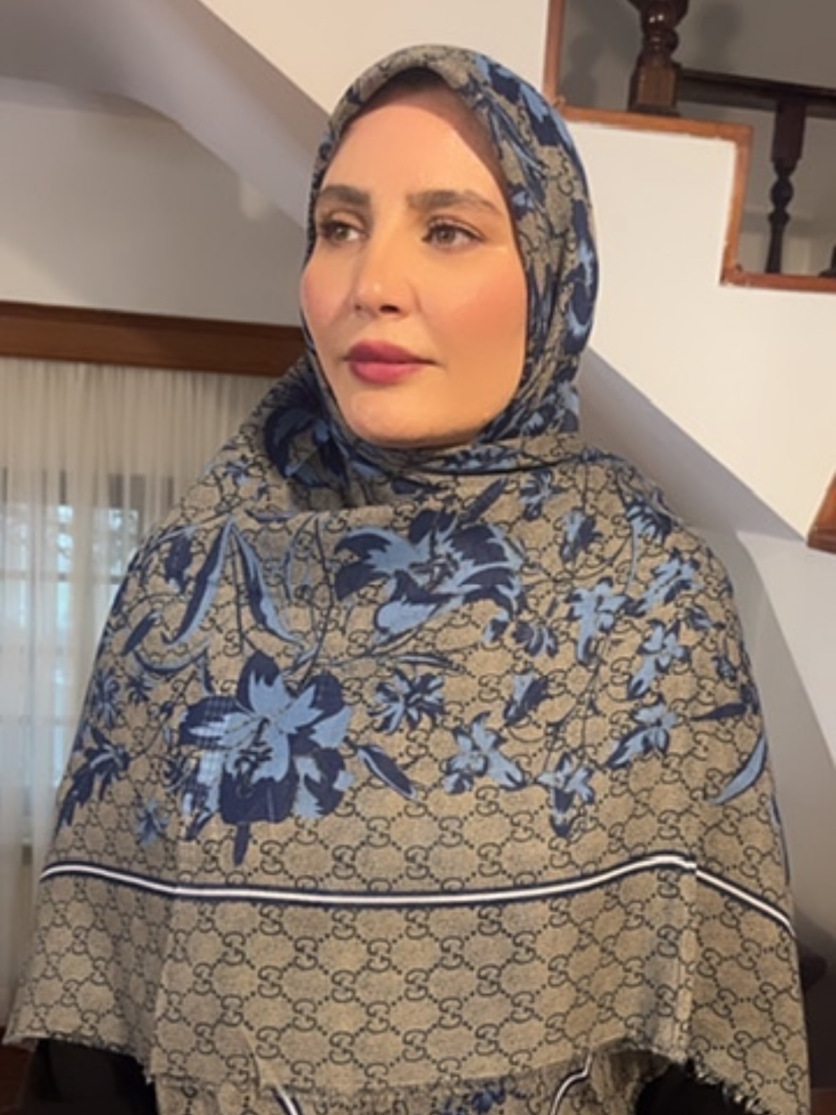 روسری نخ یونیک طرح مارک
