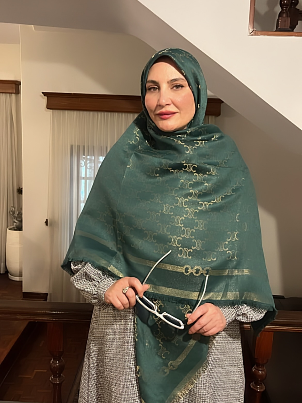 روسری کشمیر لمه