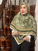 روسری نخی رز