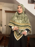 روسری نخی رز