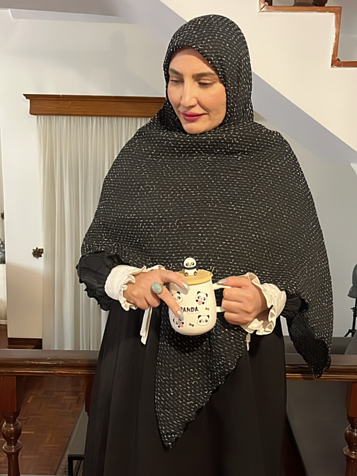 روسری نخ پلیسه وارداتی