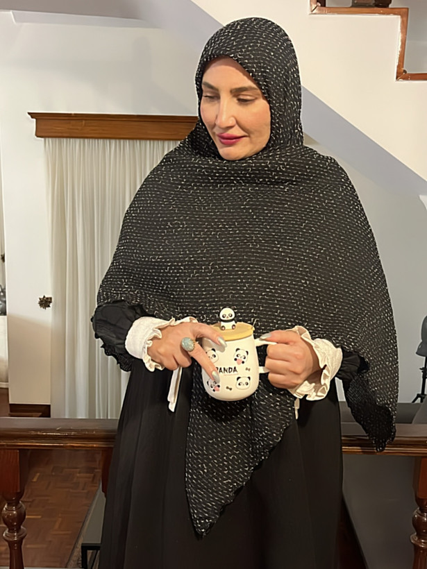 روسری نخ پلیسه وارداتی