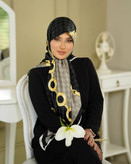 روسری ابریشم توییل زنجیری