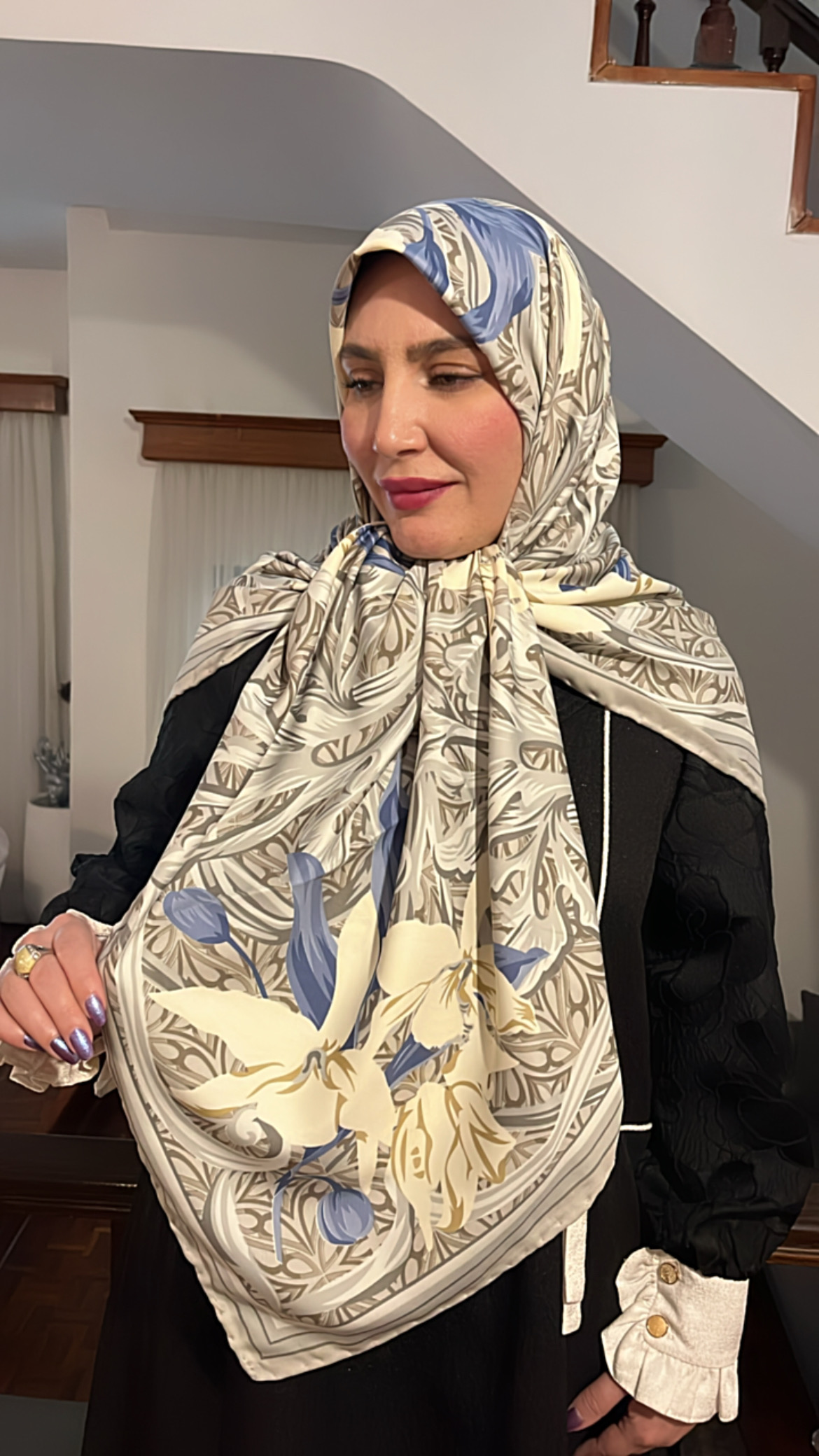 روسری ابریشم توییل