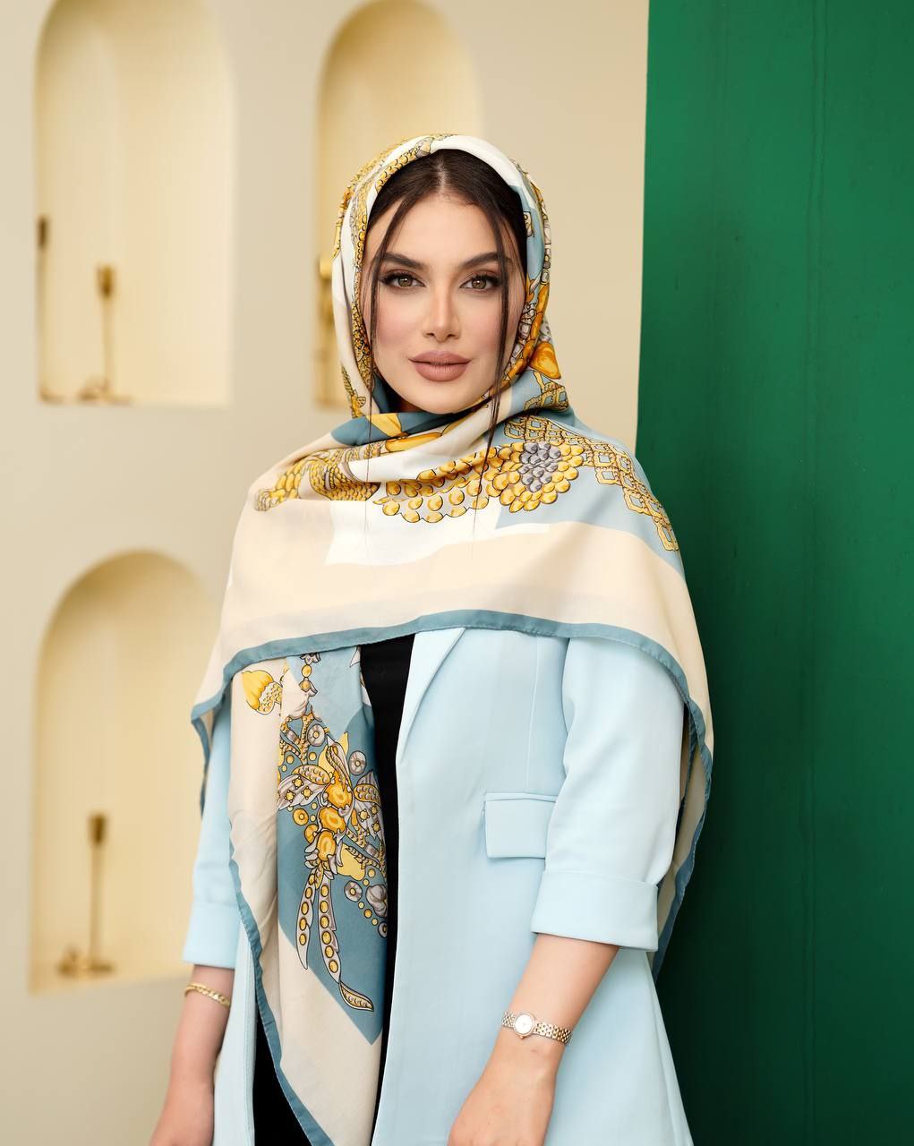 روسری نخ وال